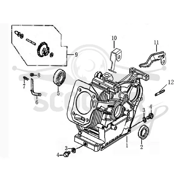 LC170FDS картер