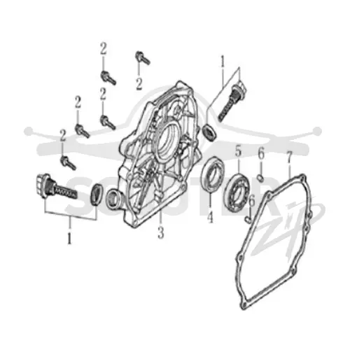 LC170FDS крышка картера