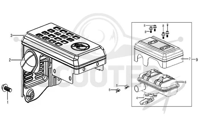 LC170FDS Глушитель