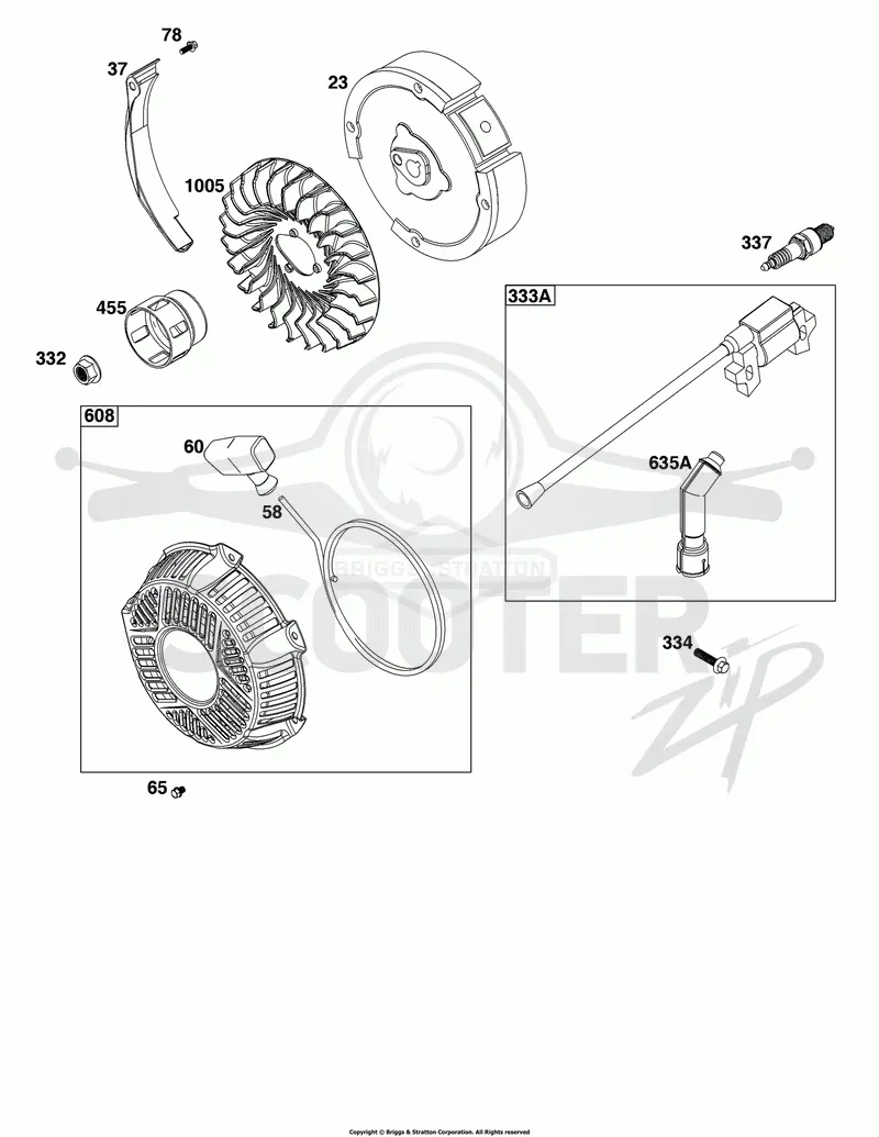 Flywheel, Ignition, and Starter Group