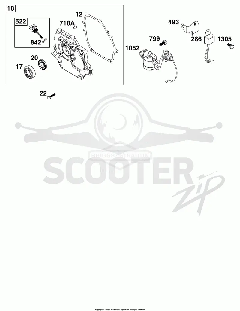 Crankcase Cover/Sump and Lubrication Group
