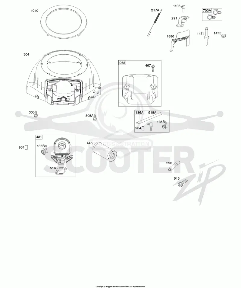 Blower Housing, Air Cleaner