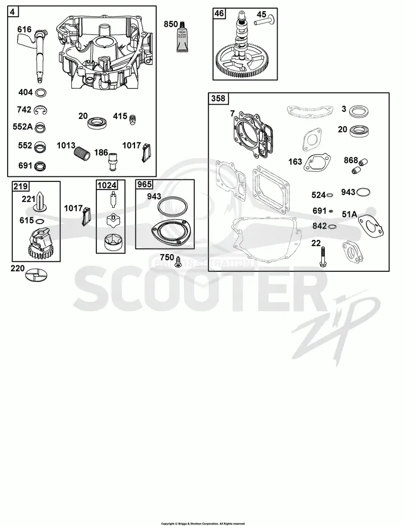 Crankcase Cover/Sump Group