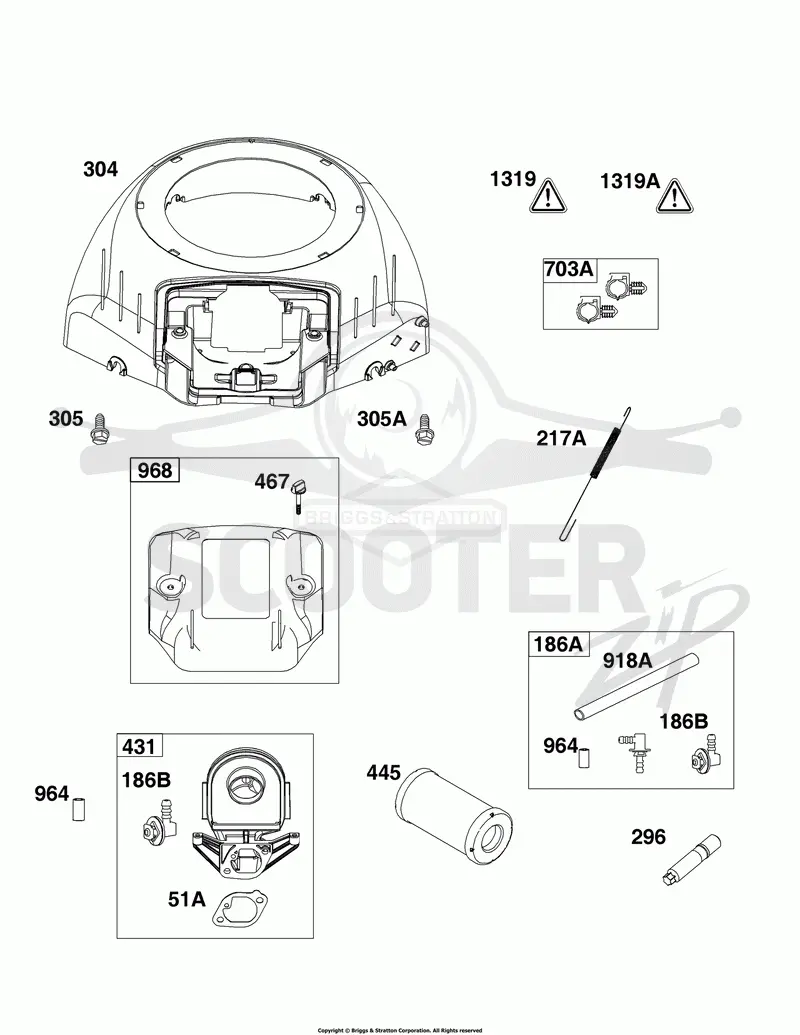 Blower Housing, Air Cleaner