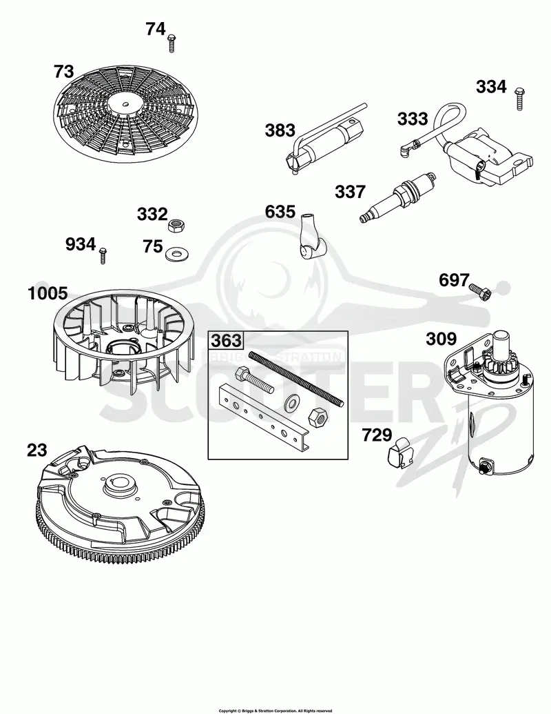 Flywheel, Ignition, and Starter Group