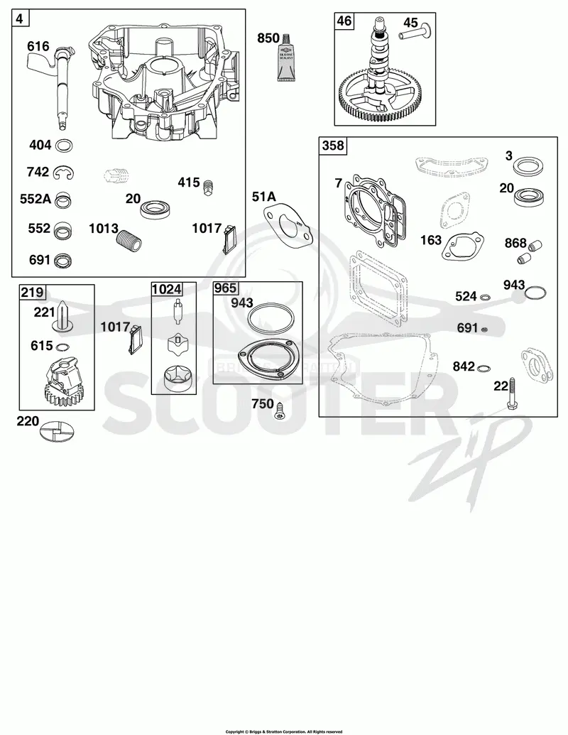 Crankcase Cover/Sump Group