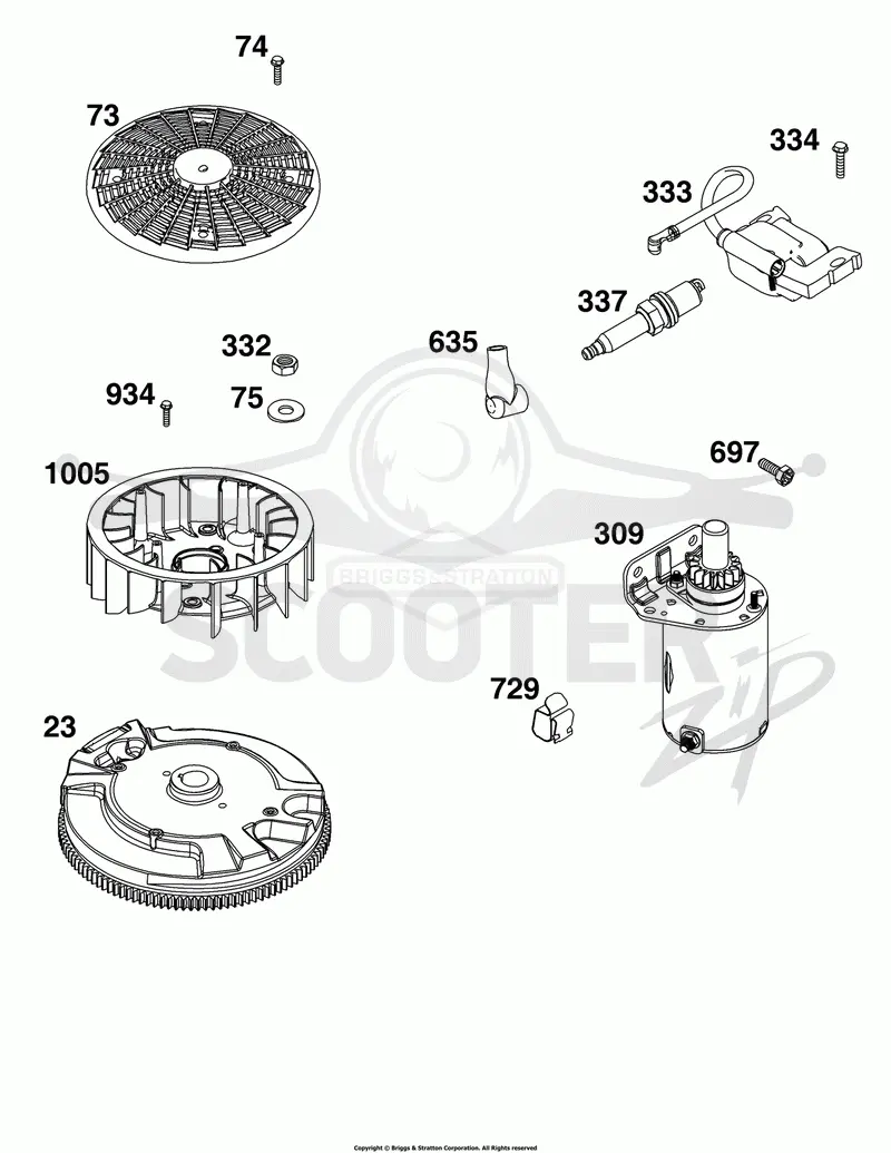 Flywheel, Ignition, and Starter Group