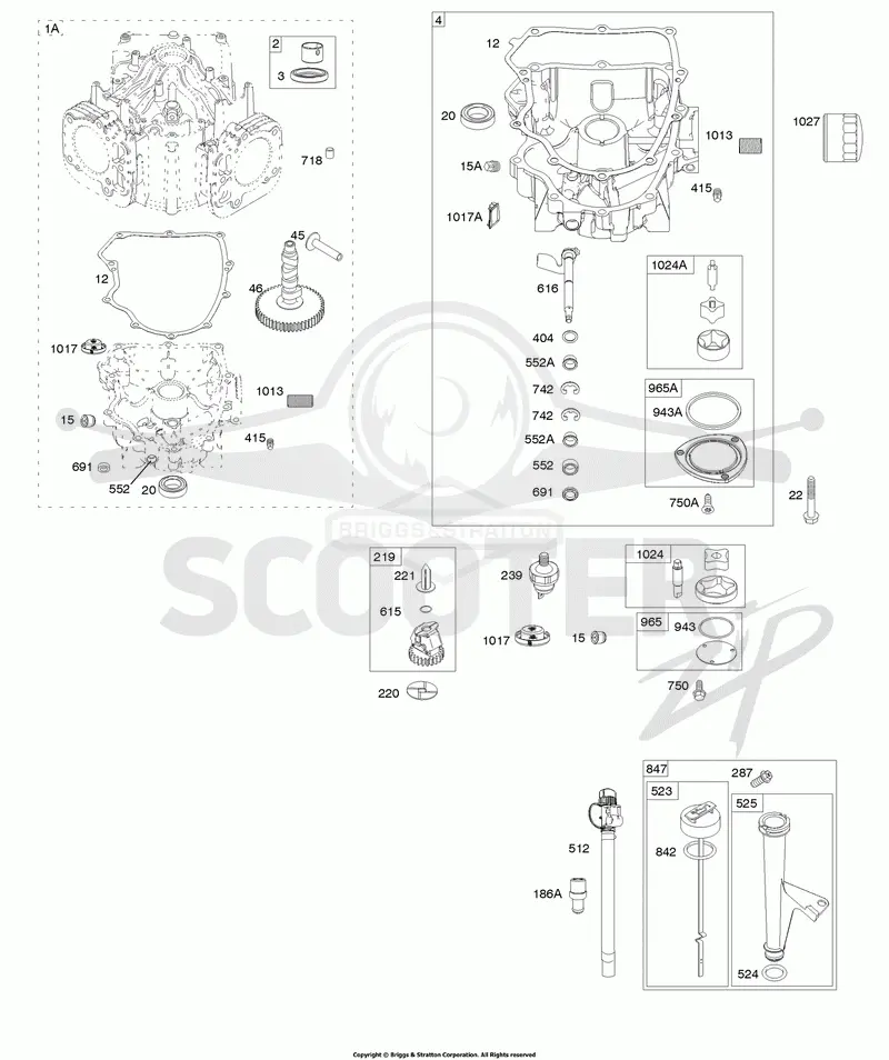 Engine Sump, Oil Pump, Dipstick/Tube Assembly