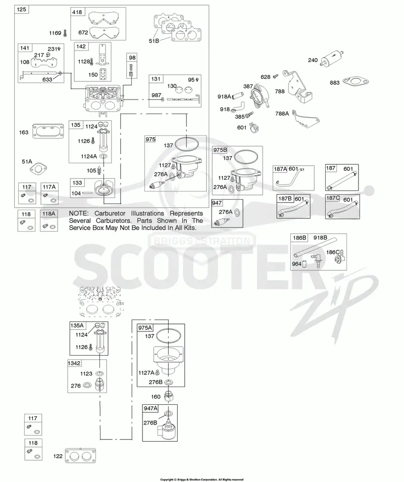Carburetor, Fuel Supply