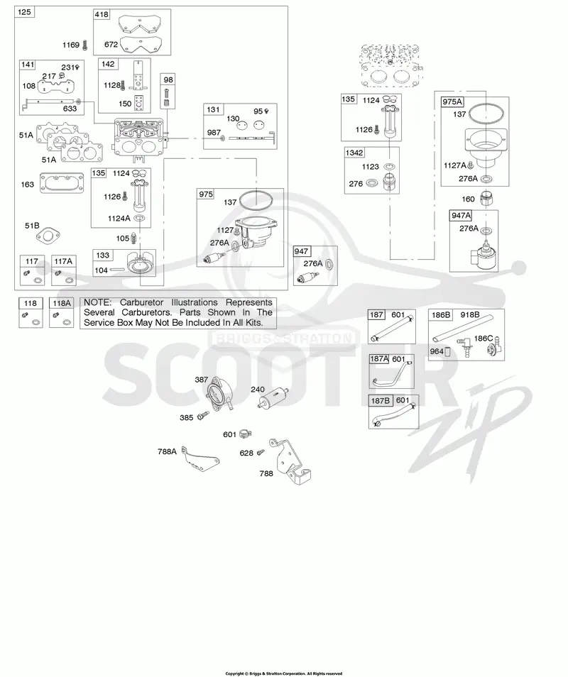 Carburetor, Fuel Supply