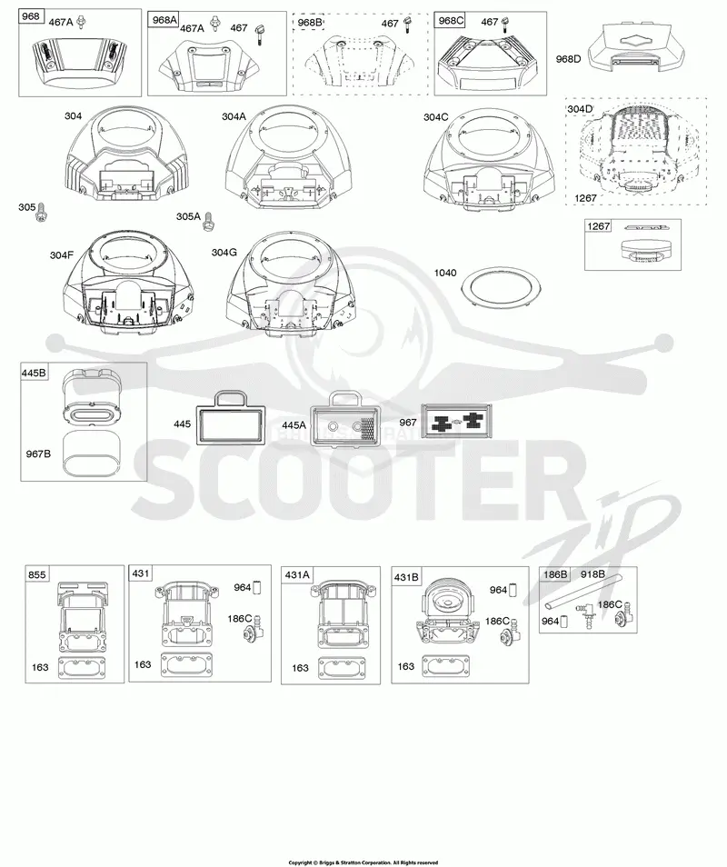 Blower Housing, Air Cleaner