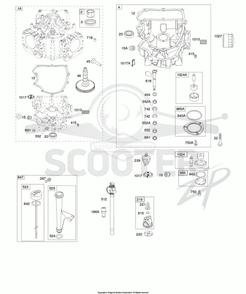 Engine Sump, Oil Pump, Dipstick/Tube Assembly