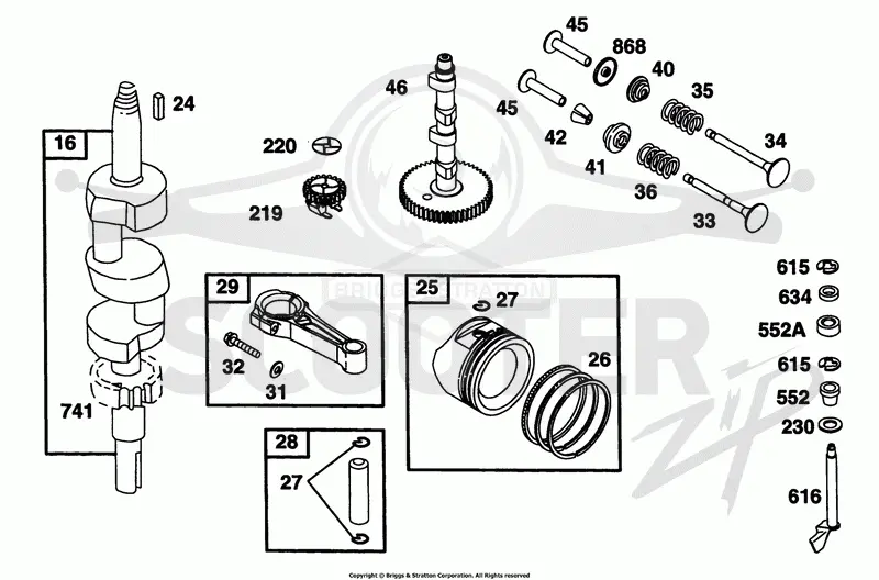 Piston Group, Gears
