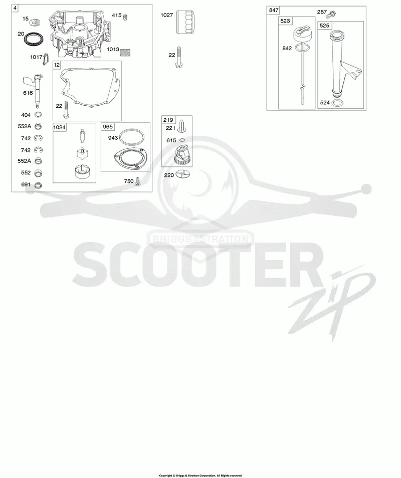 Engine Sump, Oil Pump, Dipstick/Tube Assembly