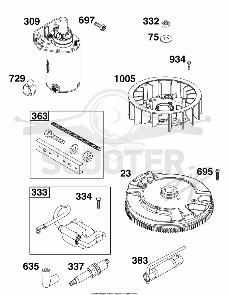 Flywheel, Ignition, and Starter Group