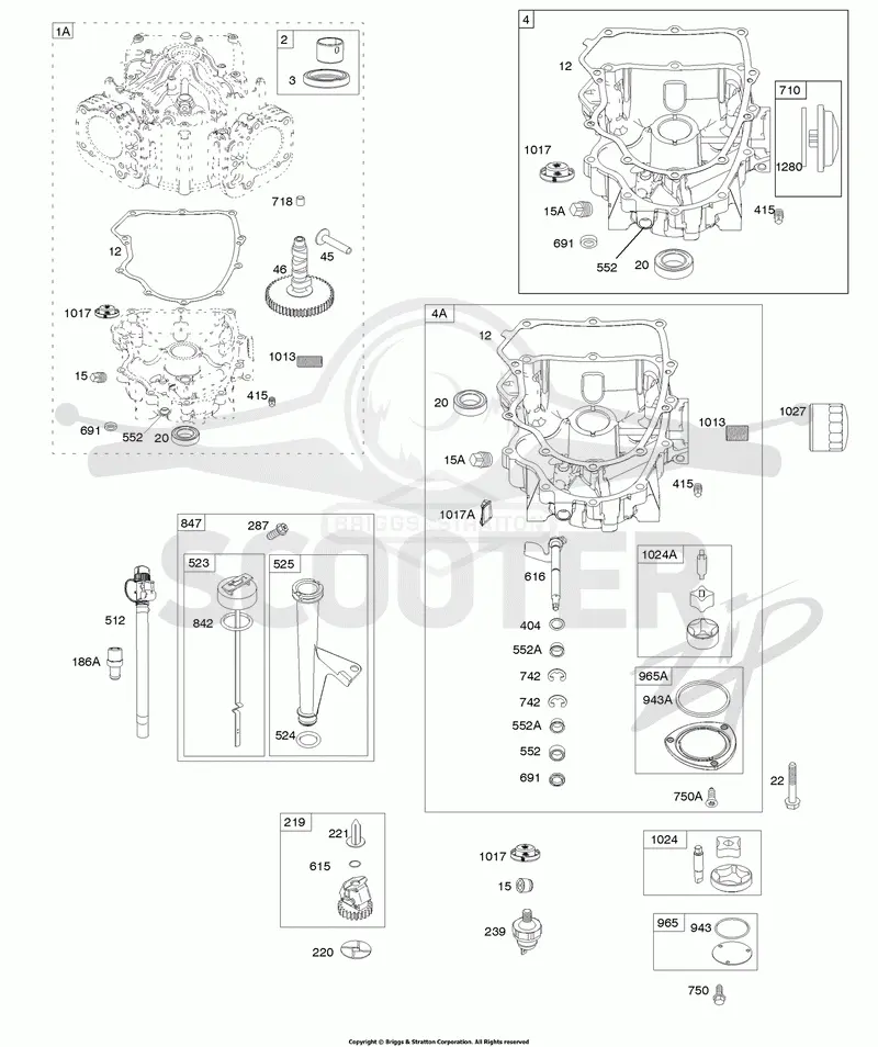 Engine Sump, Oil Pump, Dipstick/Tube Assembly