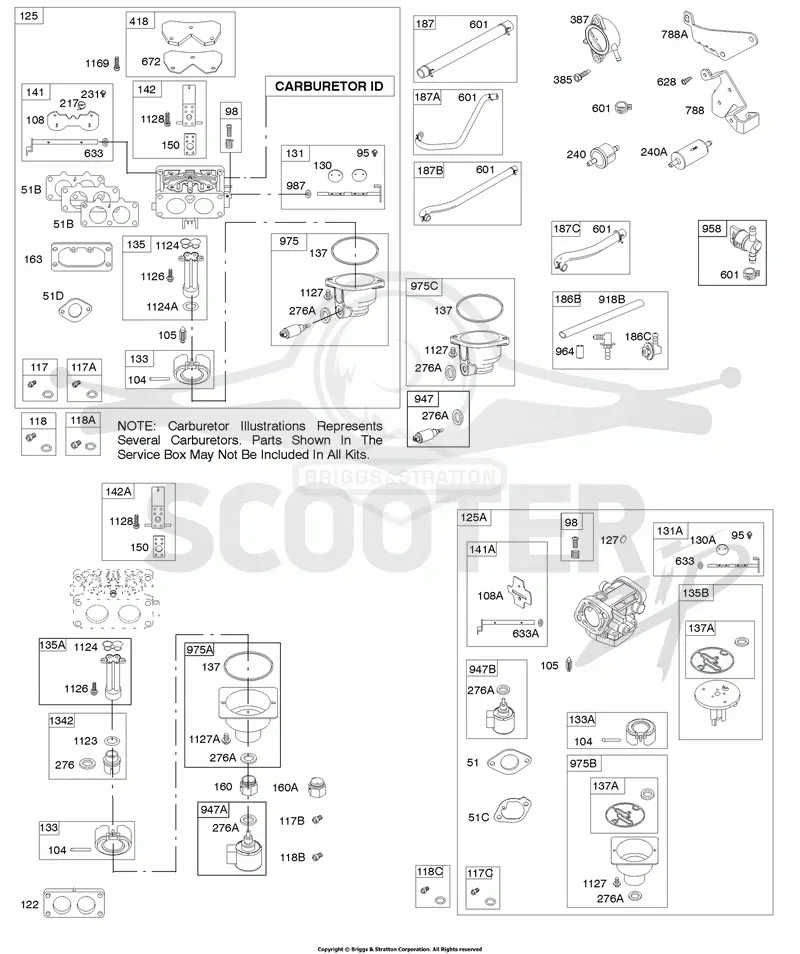 Carburetor, Fuel Supply