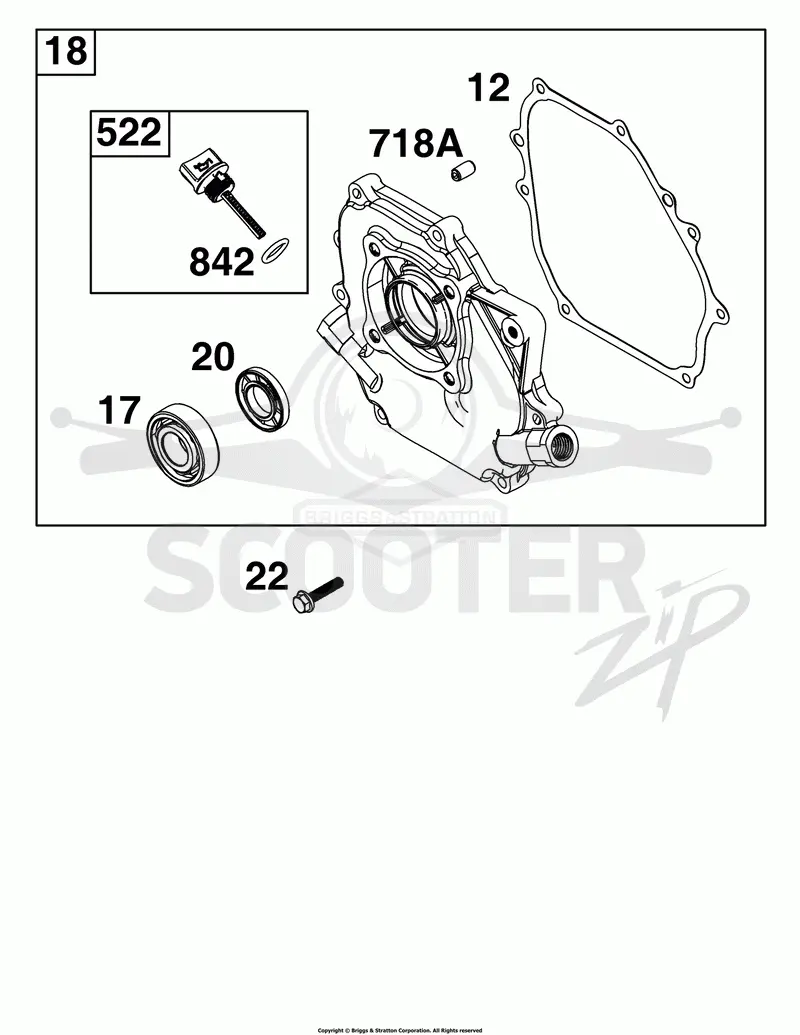 Crankcase Cover/Sump and Lubrication Group
