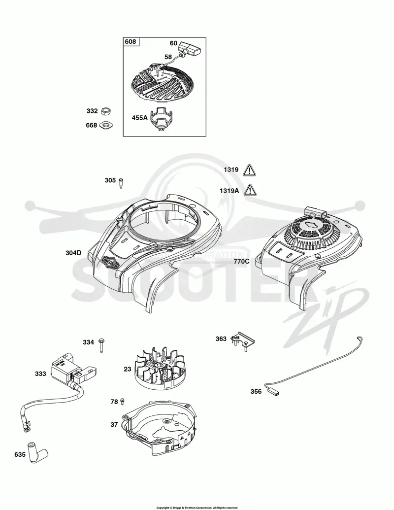 Flywheel, Ignition, and Starter Group