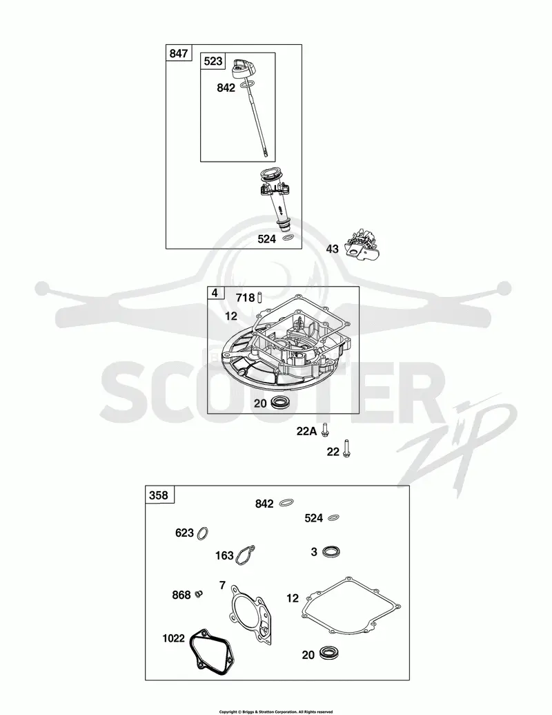 Crankcase Cover/Sump and Lubrication Group