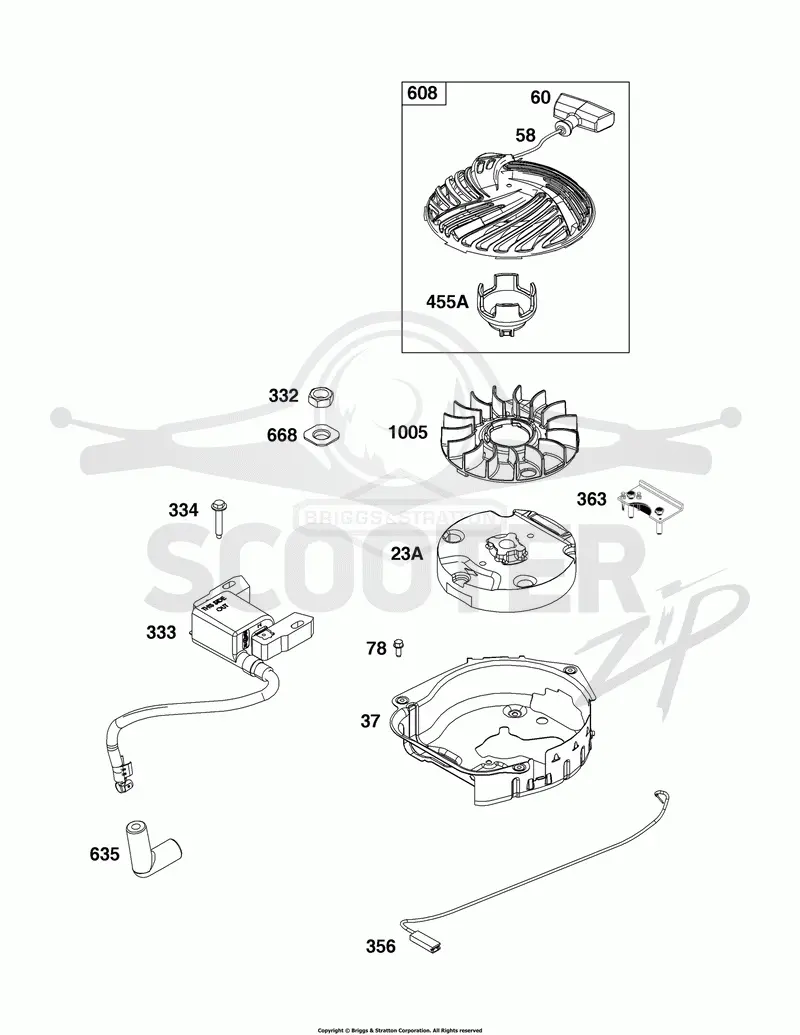 Flywheel, Ignition, and Starter Group