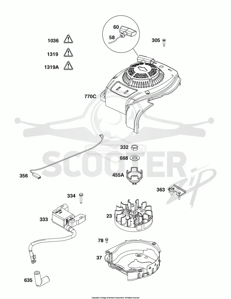 Flywheel, Ignition, and Starter Group