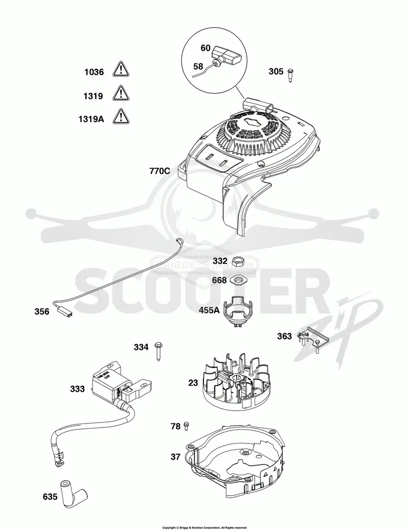 Flywheel, Ignition, and Starter Group