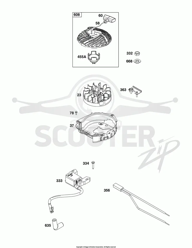 Flywheel, Ignition, and Starter Group