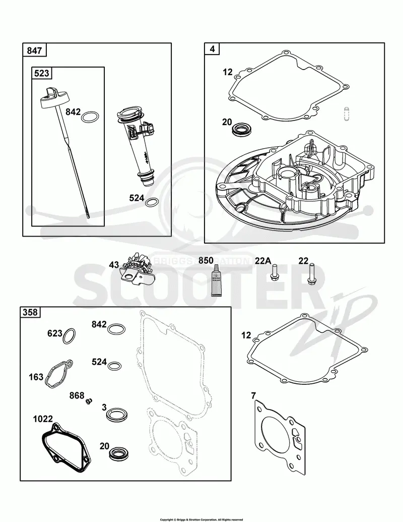 Crankcase Cover/Sump and Lubrication Group