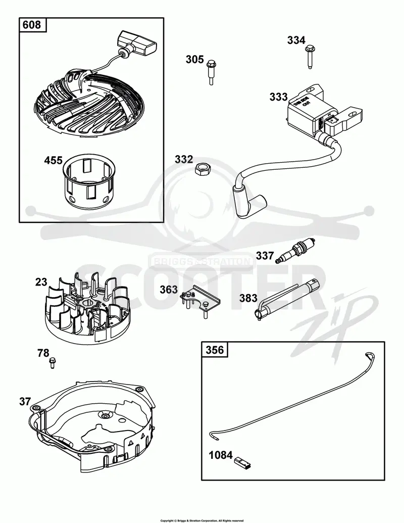 Flywheel, Ignition, and Starter Group