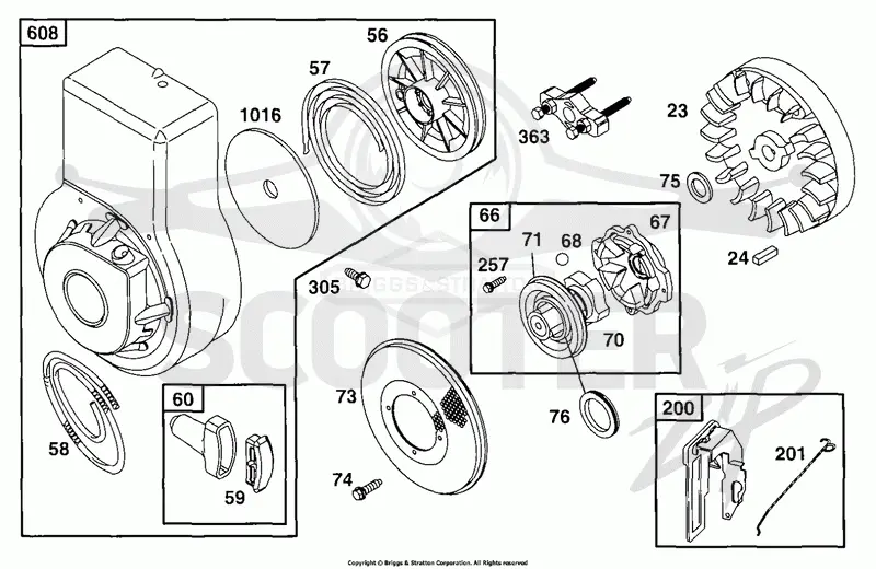 Blower Hsg, Flywheel