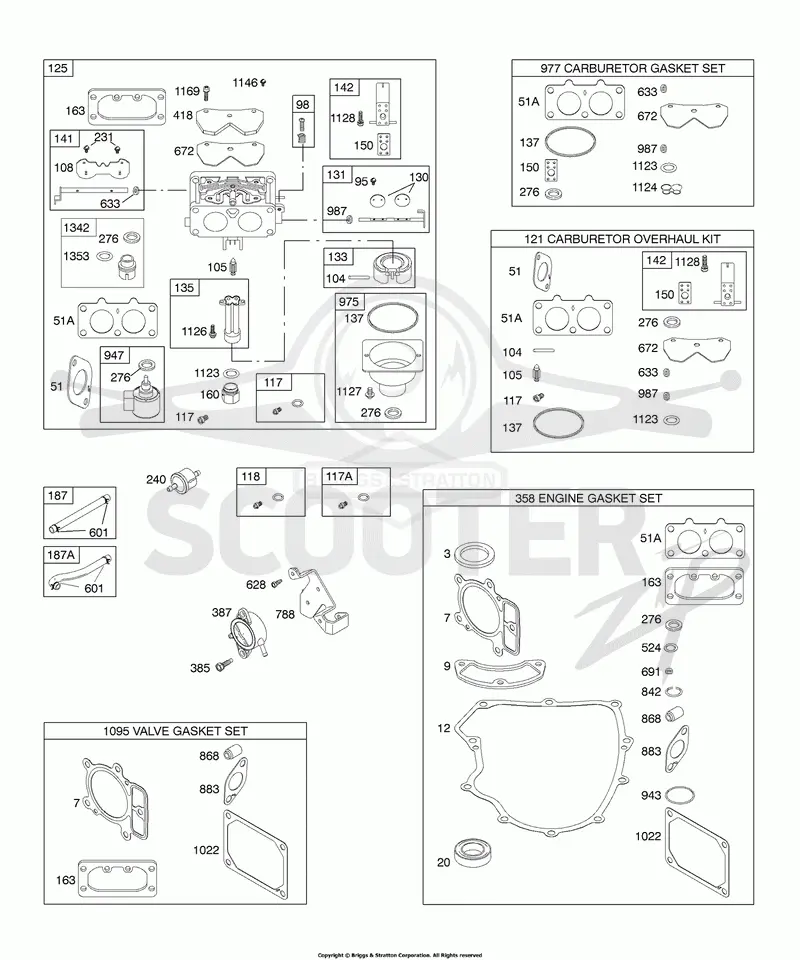 Carburetor, Kit/Gasket Sets