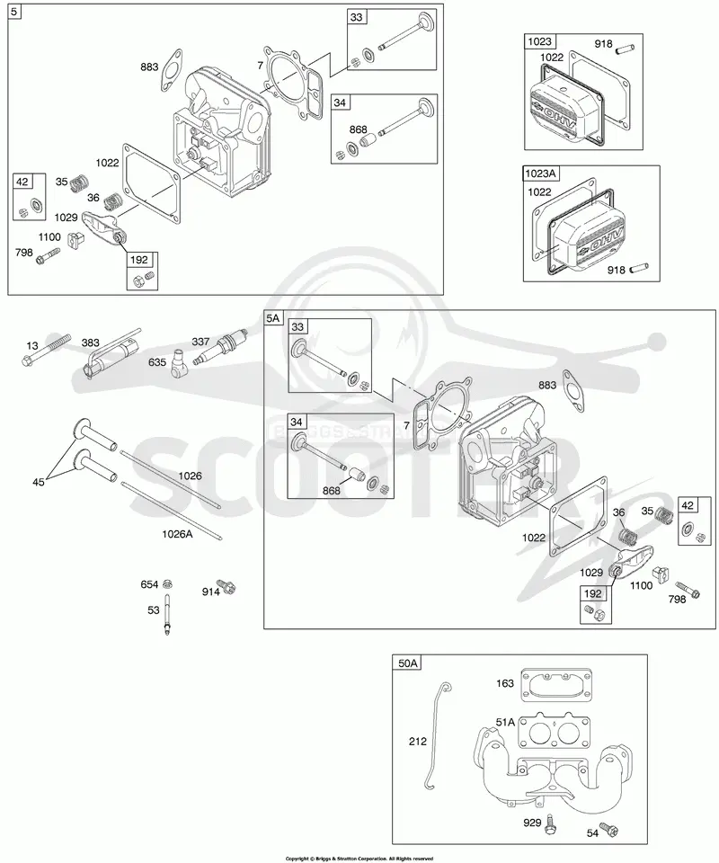 Cam, Head/Valves