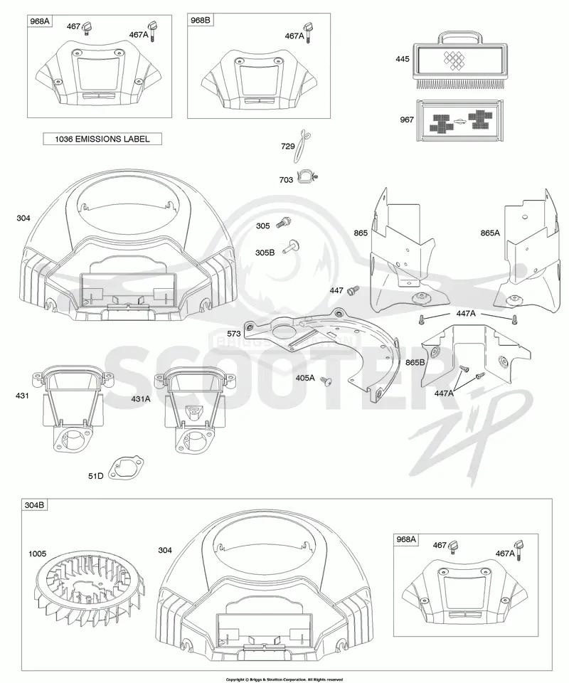 Air Cleaner, Blower Housing