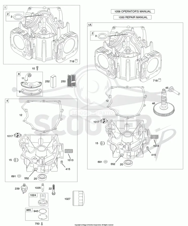 Cylinder, Engine Sump