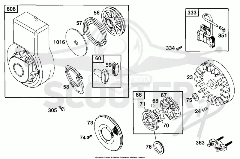 Blower Hsg, Flywheel