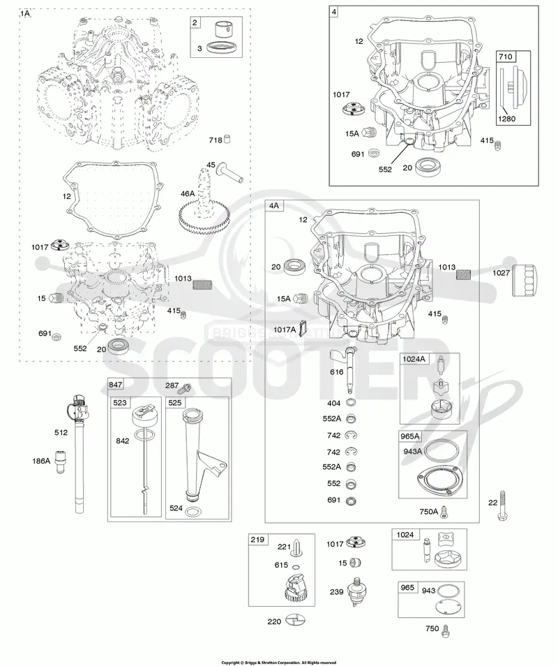 Engine Sump, Oil Pump, Dipstick/Tube Assembly