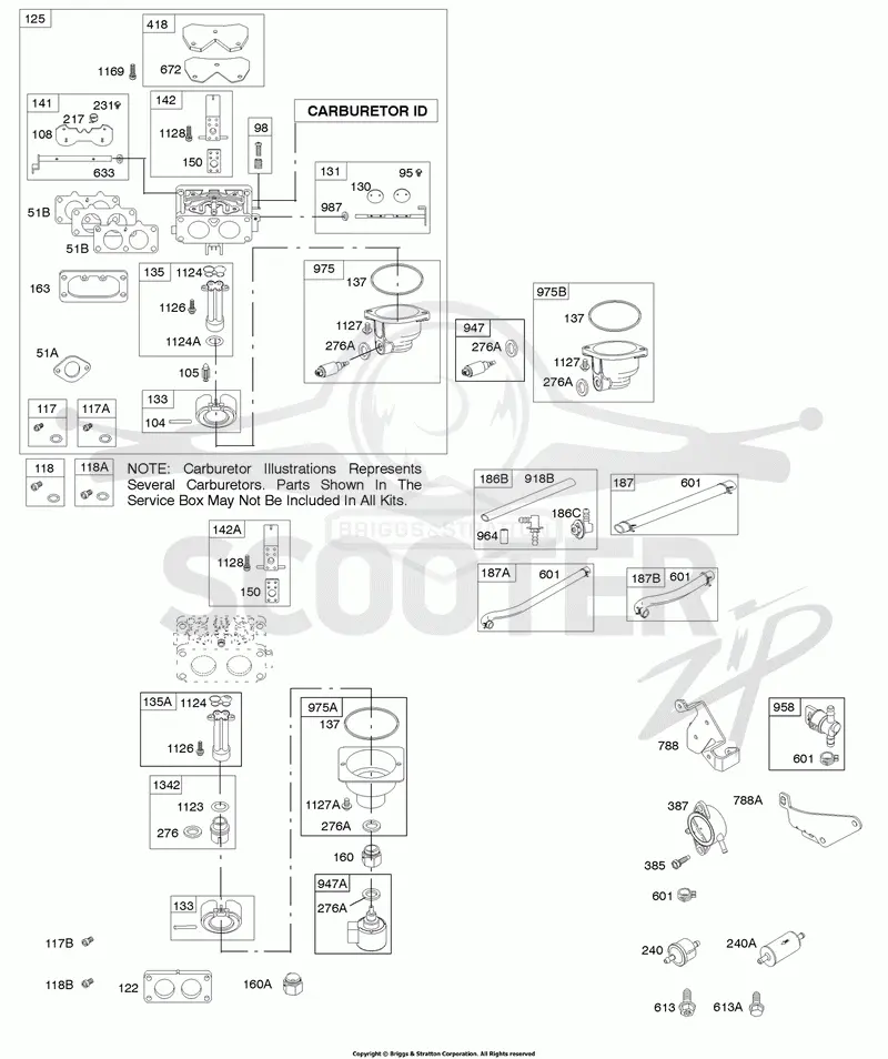 Carburetor, Fuel Supply