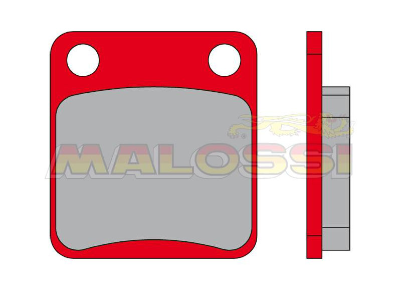 Колодки дискового тормоза MALOSSI MHR (Италия) для скутера Honda Dio AF-27, AF-28, 62 9085