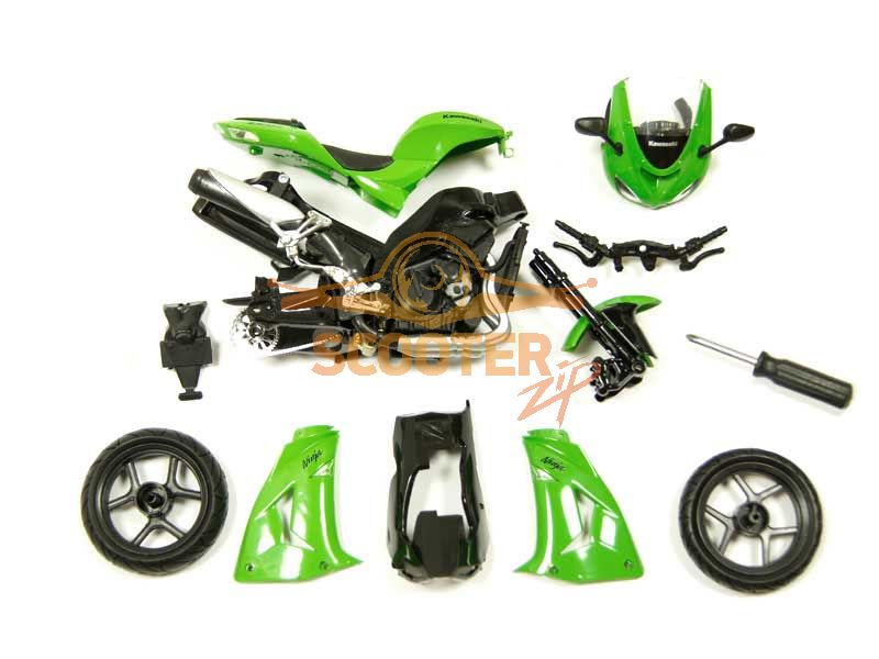 Модель мотоцикла сборная 1:12 Kawasaki Ninja ZX-10R, 0093577424454