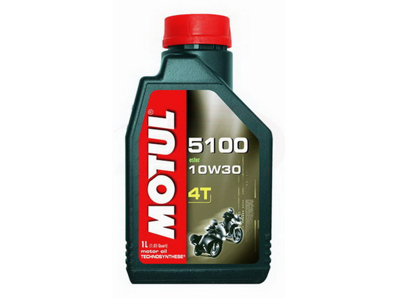 Масло Motul 4T 5100 10W-30 1л. (полусинтетика) для скутера Honda Dio AF-56, 104062
