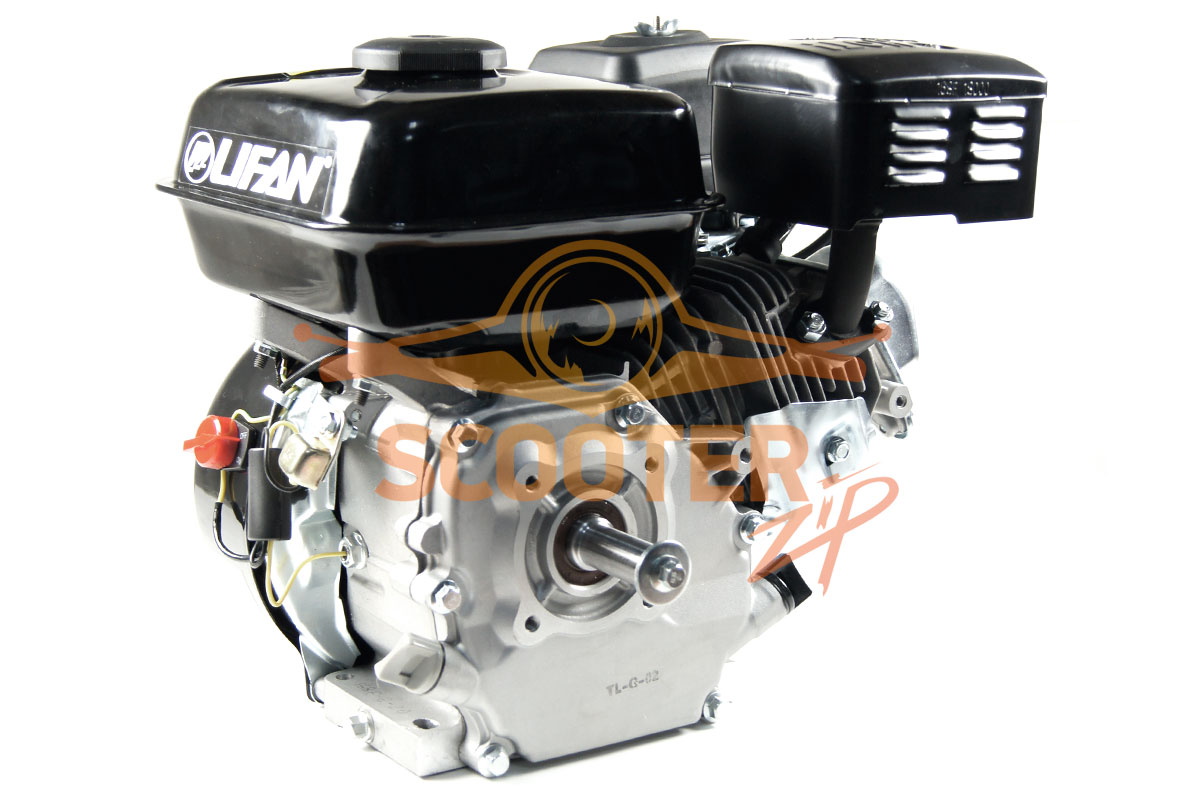 Двигатель LIFAN 168F-2-20 (ДБГ-6, 5-20)  6.5 л.с. 196м3 вал20мм. 16кг, 168F-2-20