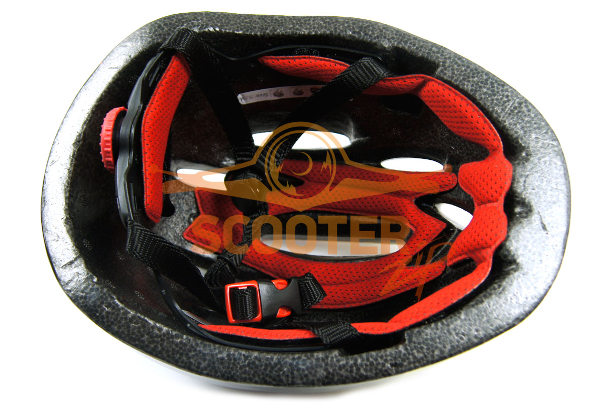 Шлем велосипедный К1501, 9 вент. отверстие, (черный/ораньжевый), размер S/M(32-45см) детский, 4630031486366