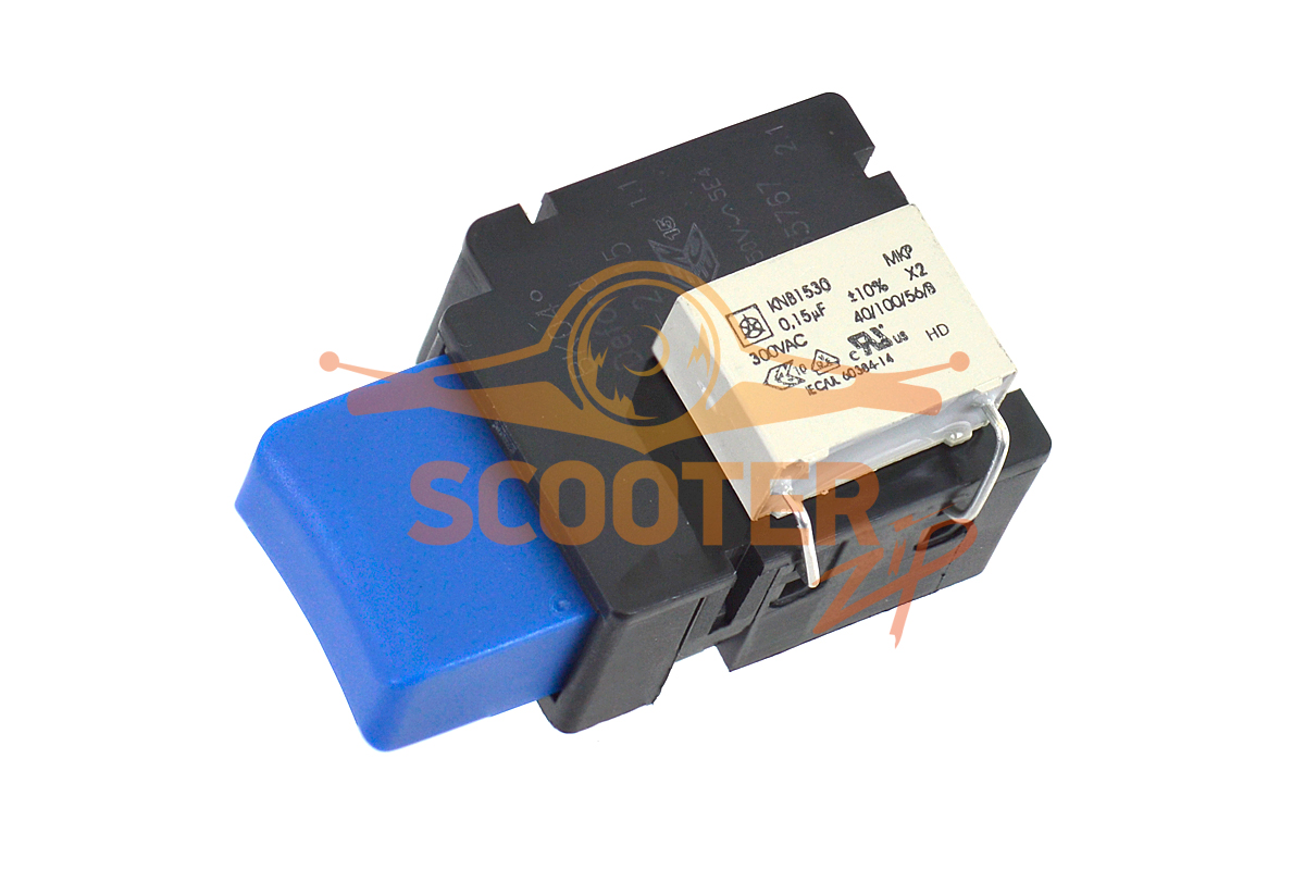 Выключатель для газонокосилки аккумуляторной BOSCH ROTAK 37 LI (Тип 3600H81JB0), F016F05717