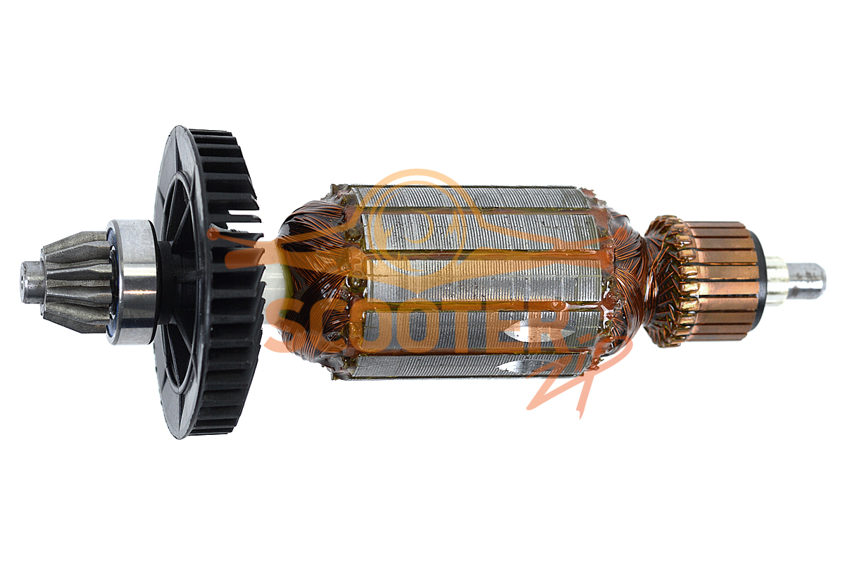 Ротор (Якорь) (L-148 мм, D-35 мм, 11 зубов, прямо) для болгарки BOSCH PWS 650 (Тип 0603401902), 1607000990