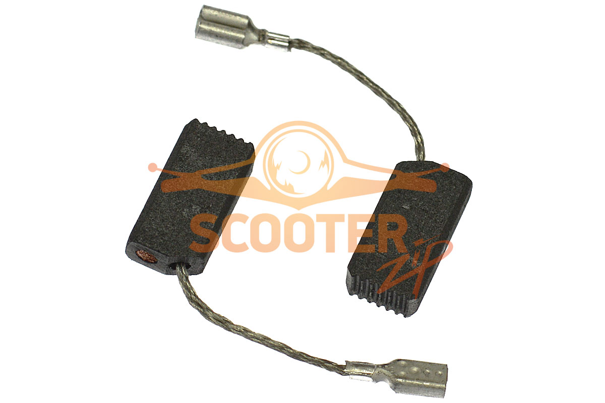 Щетка угольная (комплект 2 шт) для болгарки BOSCH GWS 6-115 E (Тип 0601375708), 1607014145