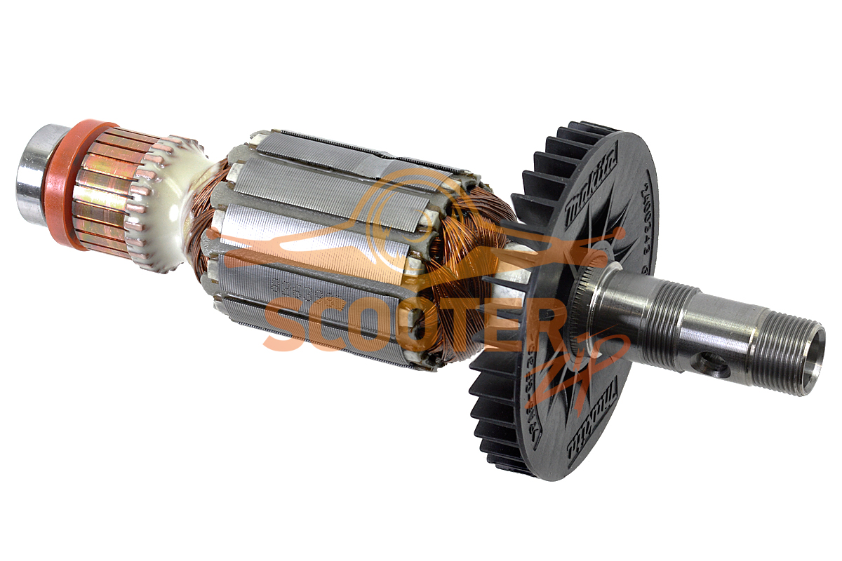 Ротор (Якорь) MAKITA для фрезера RP1110C (L-172 мм, D-41 мм, резьба М15 (шаг 1.0 мм)), 516398-0