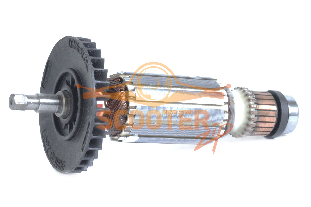 Ротор (Якорь) MAKITA для перфоратора HR2432 (L-143 мм, D-31.5 мм, шестигранник, 7 мм) см.515624-4, 515654-5