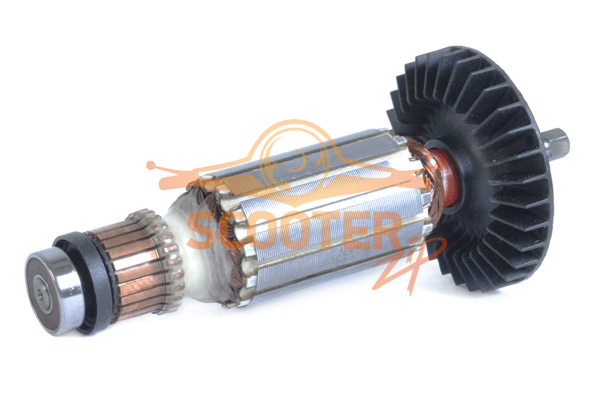 Ротор (Якорь) MAKITA для перфоратора HR2432 (L-143 мм, D-31.5 мм, шестигранник, 7 мм) см.515624-4, 515654-5, 515674-9