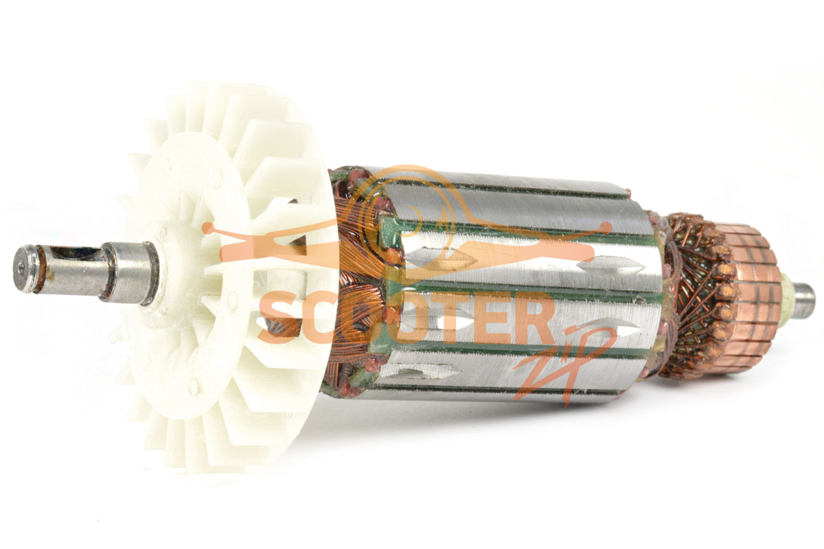 Ротор (Якорь) STURM AG9011 УШМ (подходит на OMAX , WALLER и другие) (L-160 мм, D-40 мм, шпонка), 889-0386